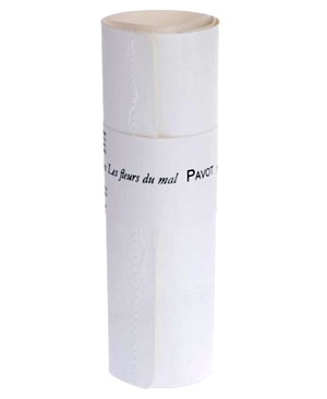 Les Fleurs du Mal Pavot Cousu de Fil Blanc for women and men