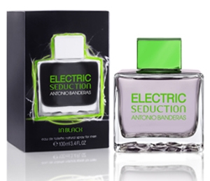 Electric Seduction in Black Antonio Banderas for men