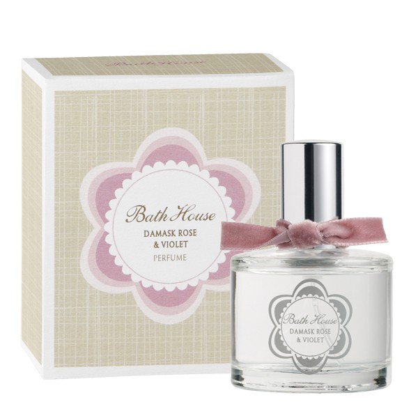 Damask Rose & Violet Bath House perfume a fragrance for women
