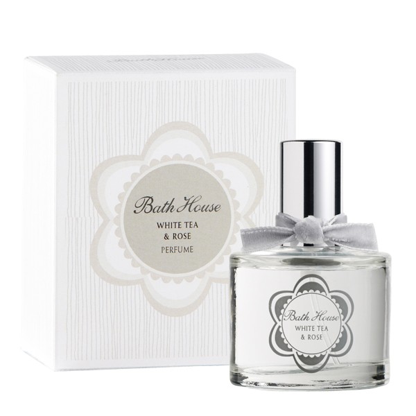 White Tea & Rose Bath House perfume a fragrance for women