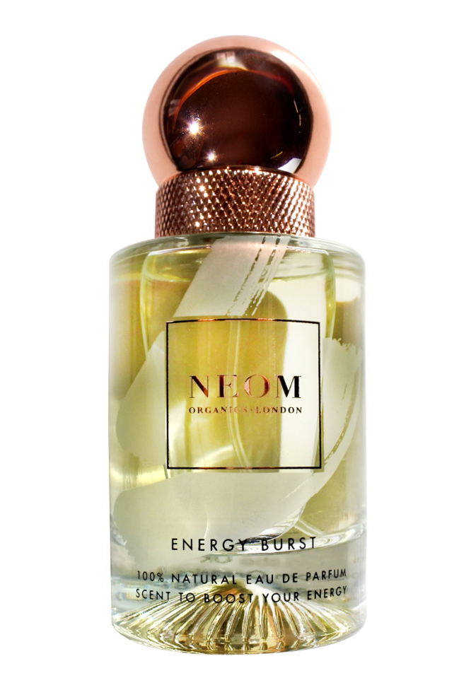 Energy Burst Eau De Parfum Neom Organics perfume a new fragrance for