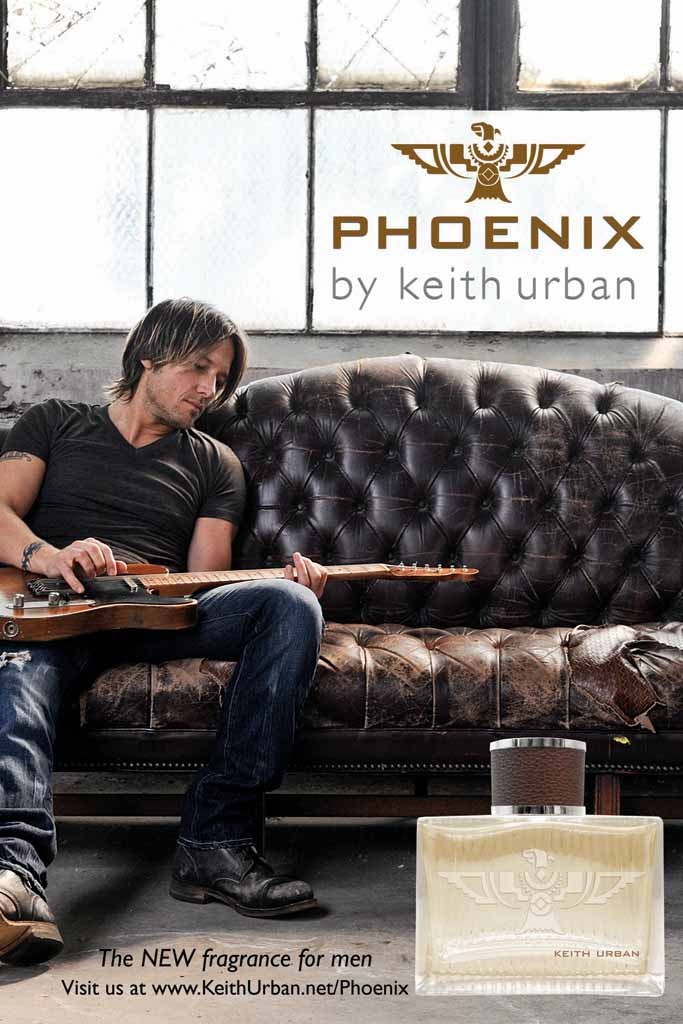 Phoenix Keith Urban cologne - a new fragrance for men 2011