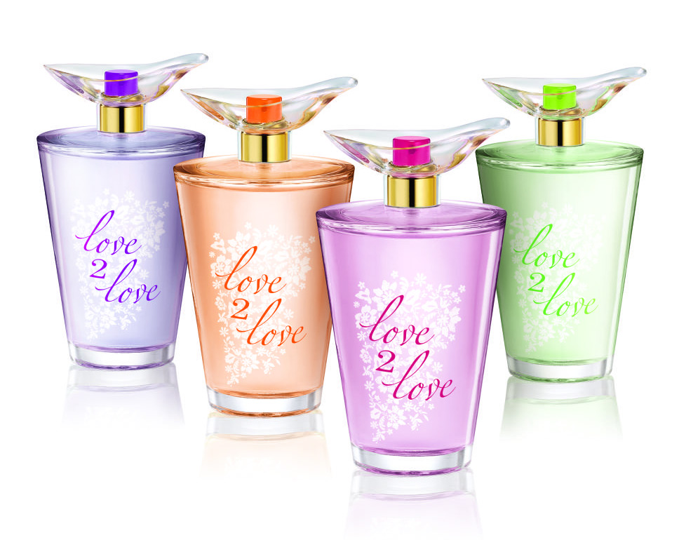 Fresh Rose + Peach Love2Love perfume a new fragrance for women 2014