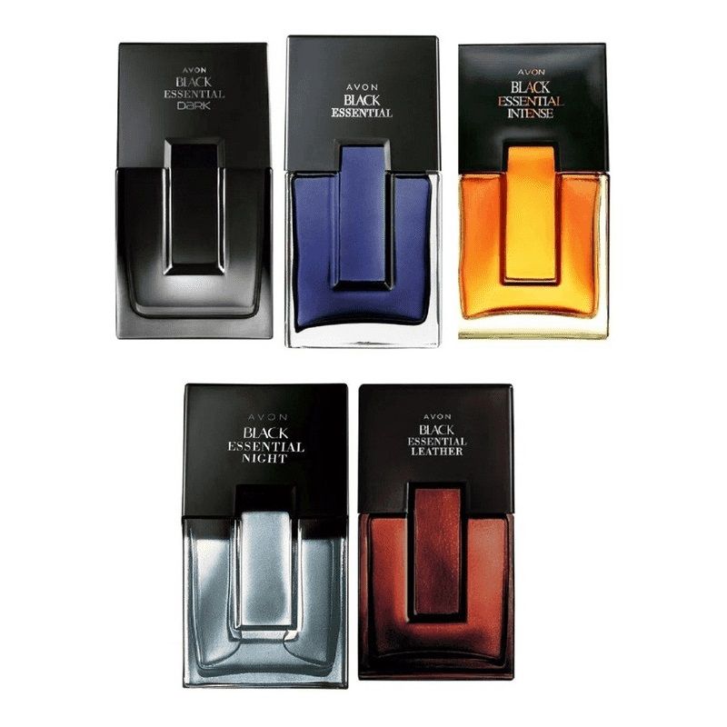 Black Essential Leather Avon Cologne A Fragrance For Men