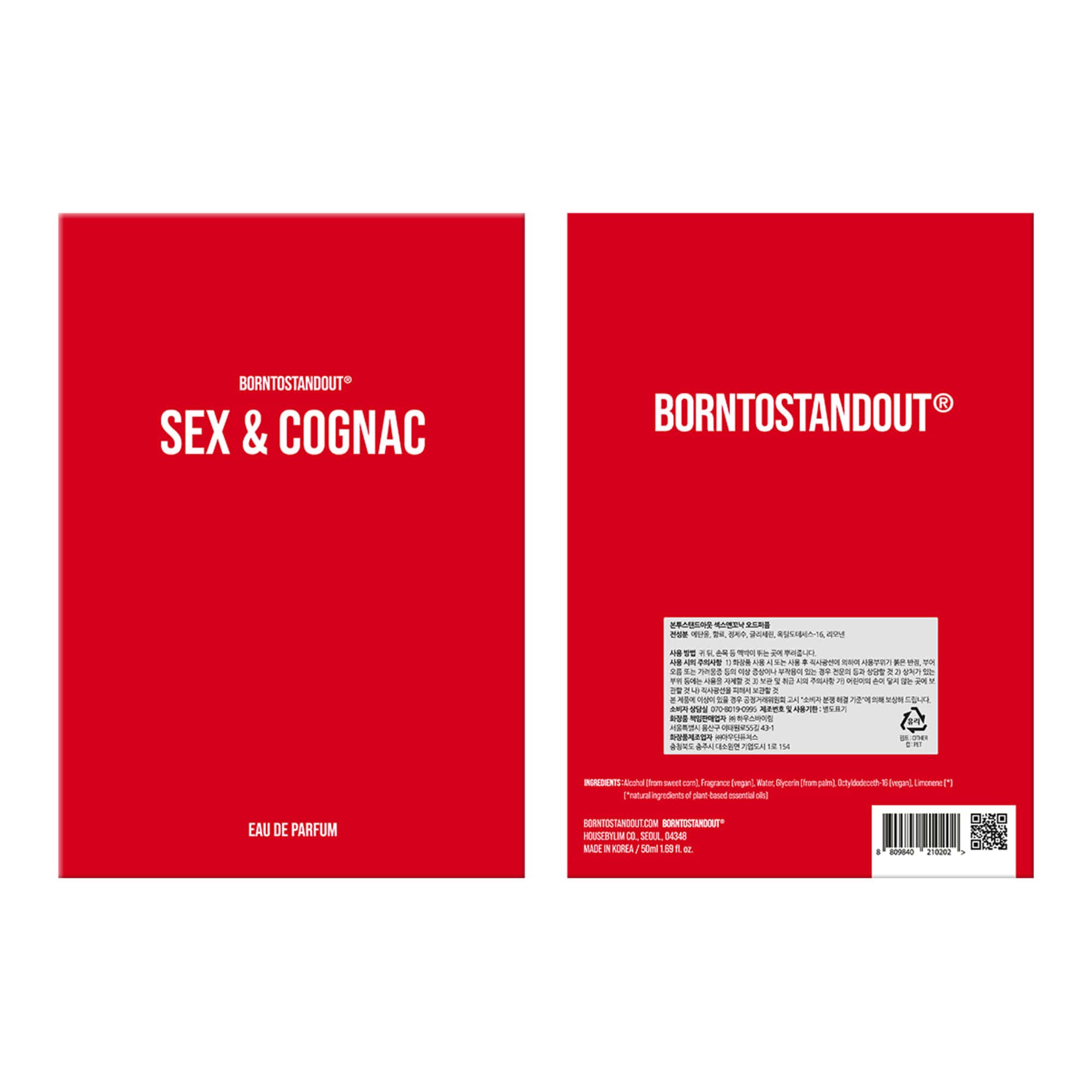 Sex Cognac BORNTOSTANDOUT Fragancia Una Nuevo Fragancia Para