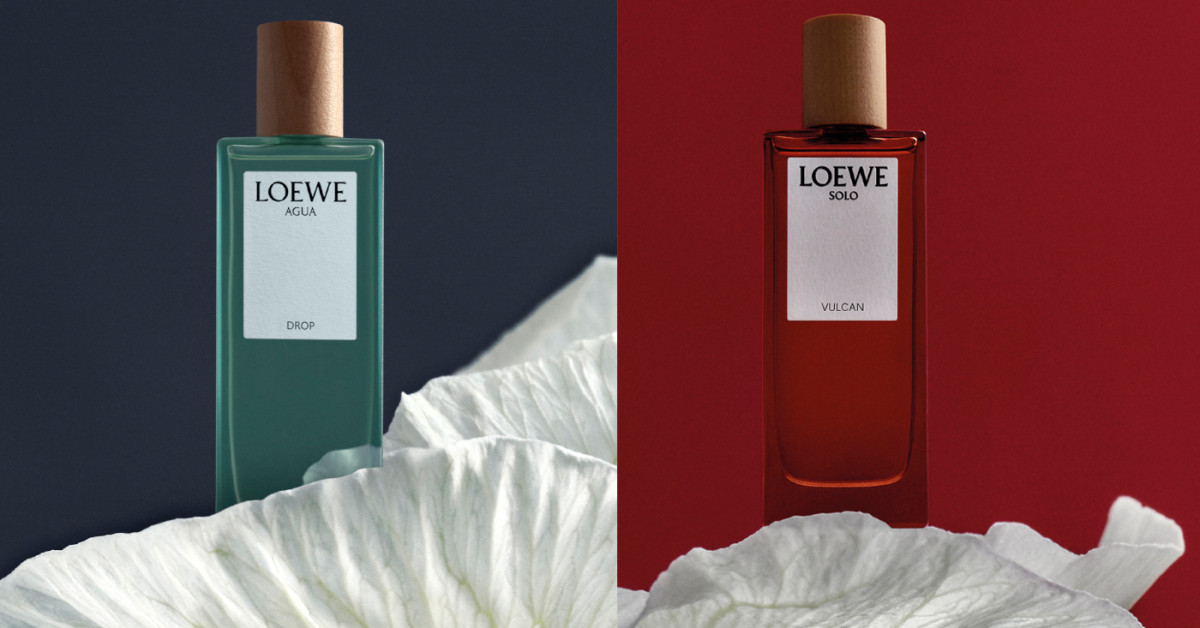 Blue LOEWE Agua Drop Y Red LOEWE Solo Vulcan Nuevas Fragancias