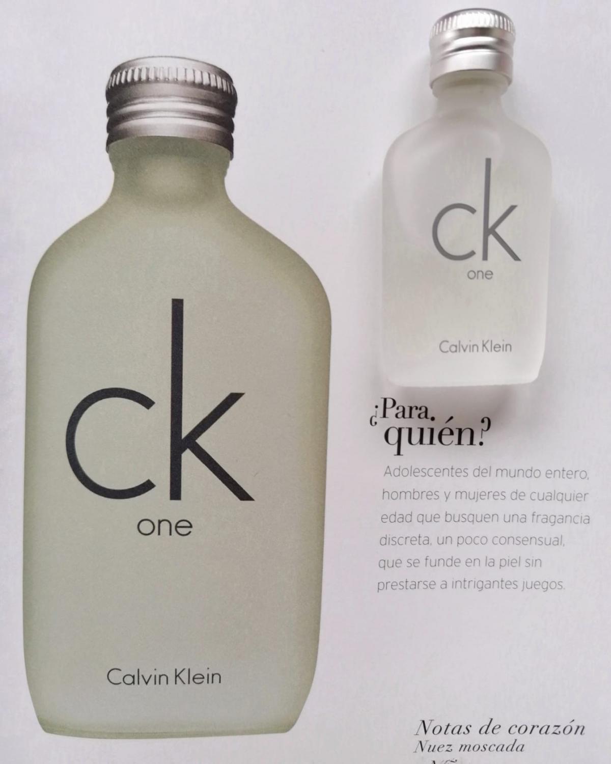 CK One Calvin Klein Parfum Een Geur Voor Dames En Heren 1994