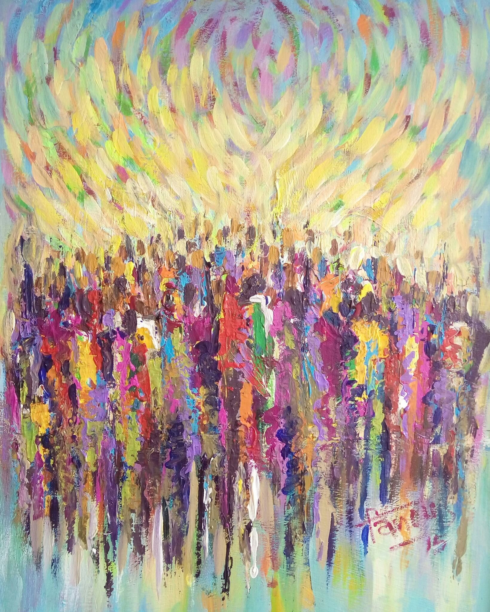 painting from Contemporary Nigerian Art Facebook page