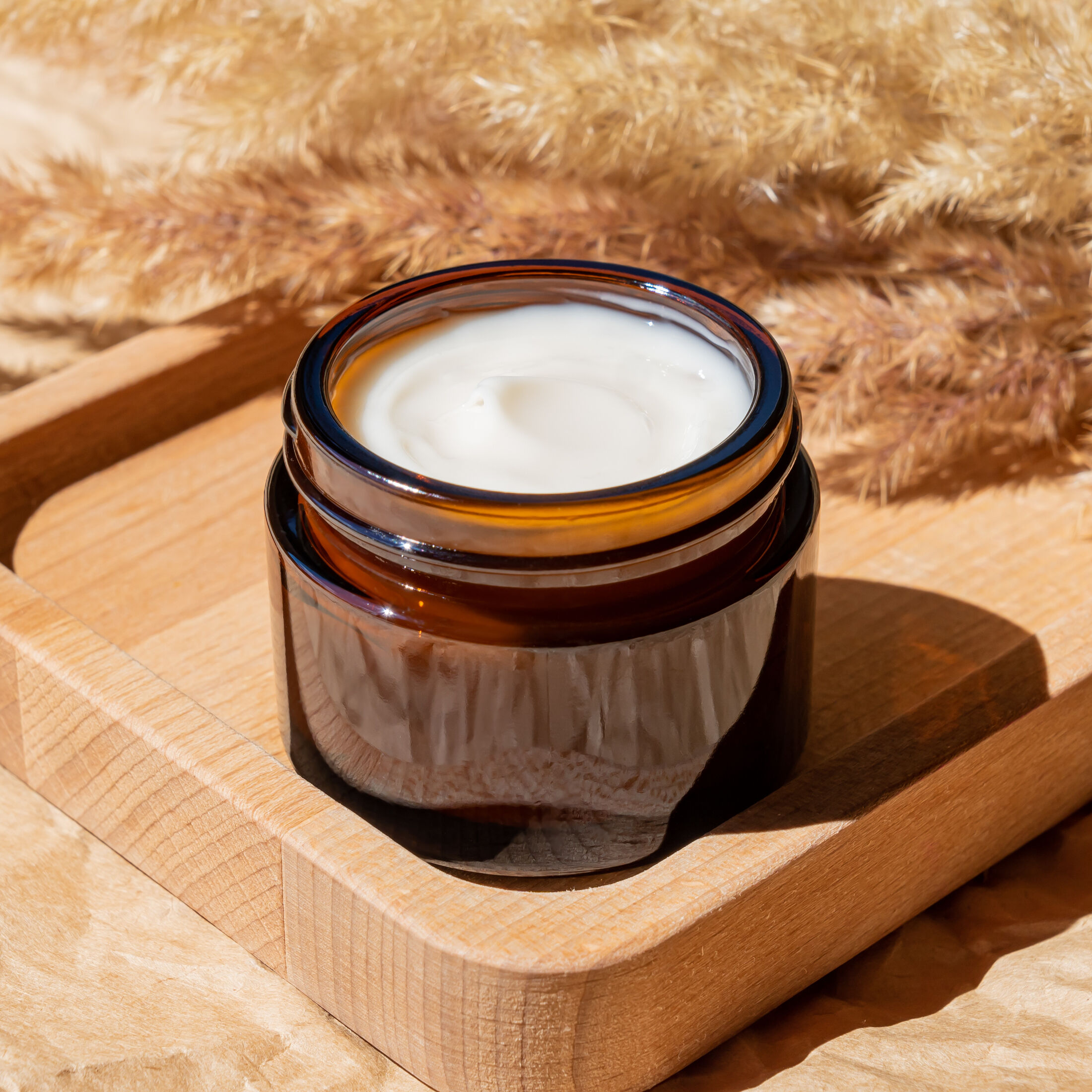 cream in jar