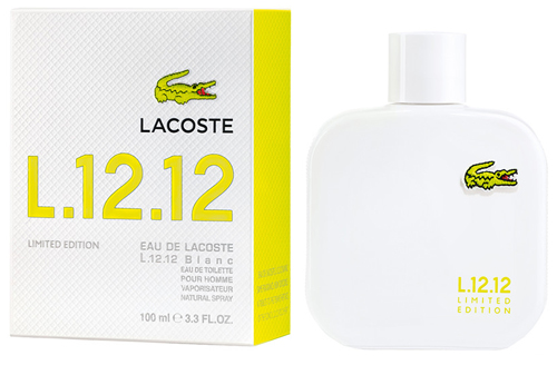 lacoste white bottle