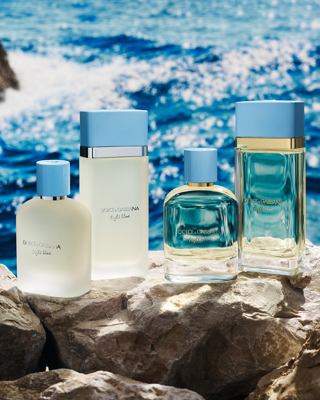 Dolce&Gabbana Light Blue Eau de Parfum and Light Blue Pour Homme Eau de ...