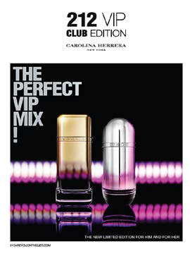 carolina herrera 212 vip club limited edition