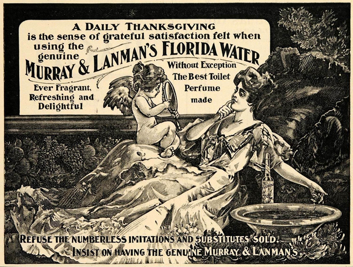 murray & lanman florida water retro advertising