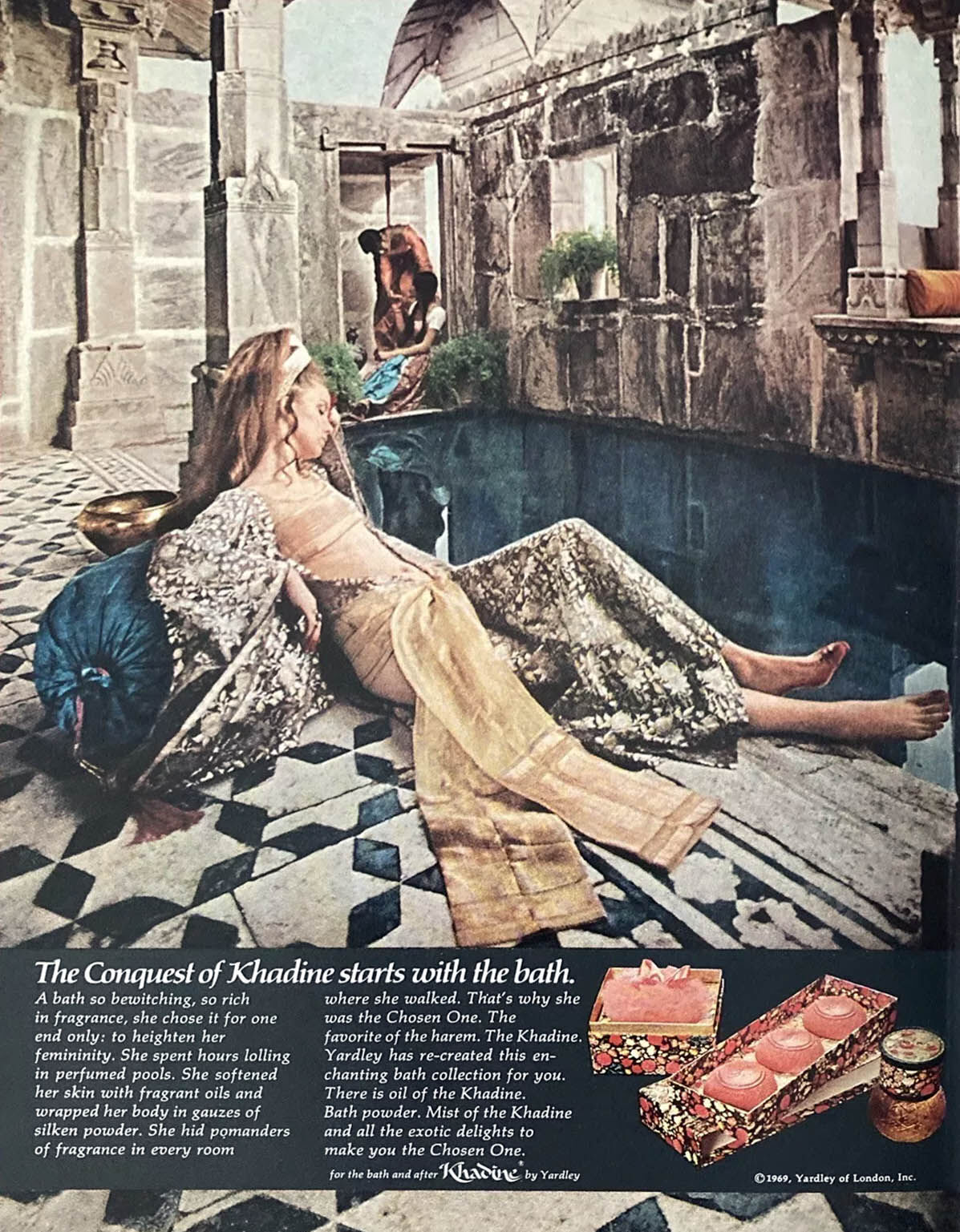 The conquest of Khadine advertisement.