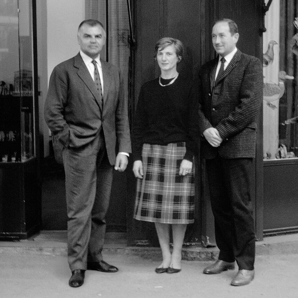 the Diptyque founders in 1961 official Diptyque photo