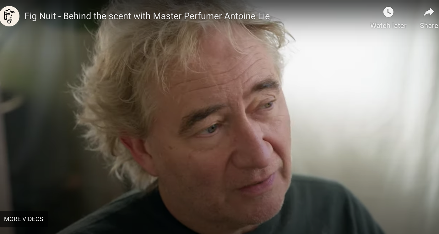 Perfumer Antoine Lie talks about Fig Nuit Carl Kling