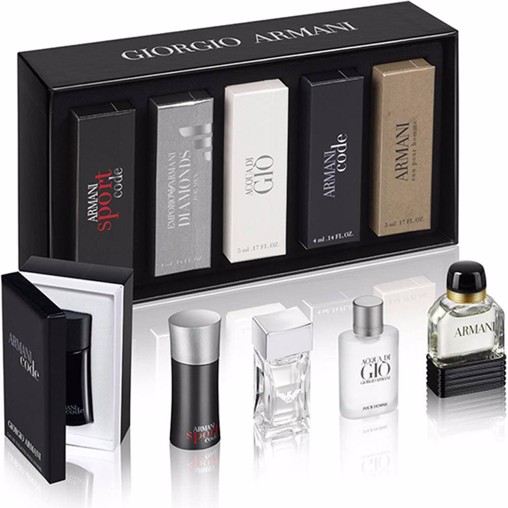 armani miniature aftershave sets