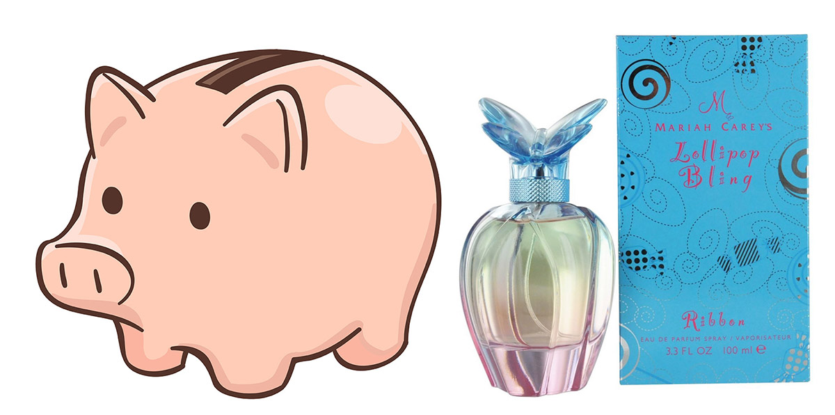 perfume piggy bank