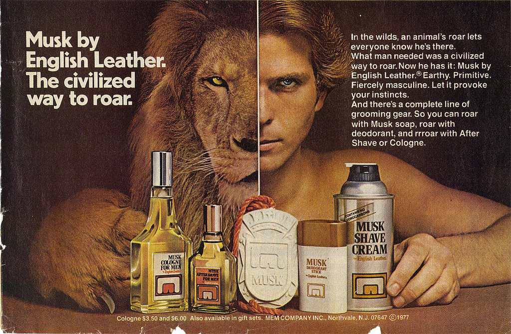 english leather musk fragrance ad 
