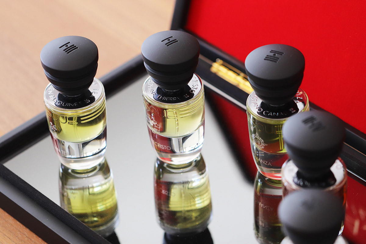 Masque Milano bottles.