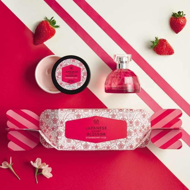 The Body Shop Japanese Cherry Blossom Stawberry Kiss New Fragrances
