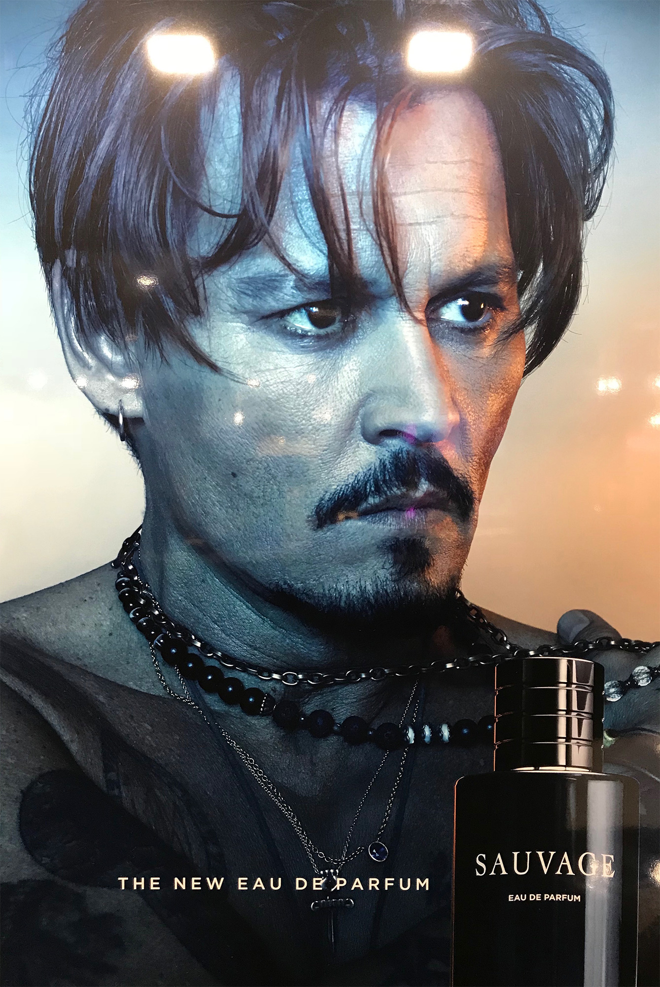 Johnny Depp Sauvage Dior Diors Sauvage Perfume Ad Featuring Johnny Depp Under Fire Dior 4246