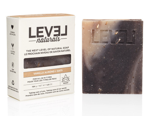 Level Naturals Vanilla Almond + Oats Soap