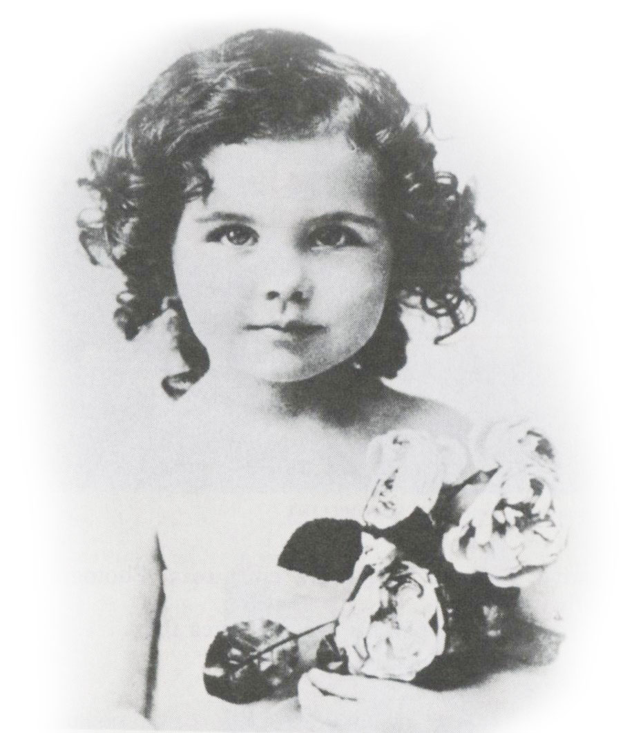 Vivien Leigh as a child