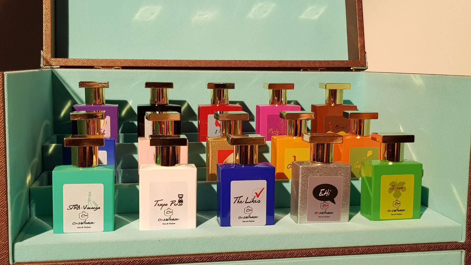 e-suitcase perfume collection