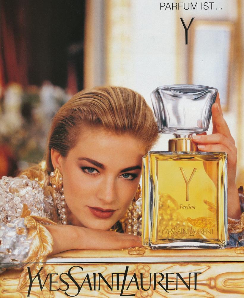 vintage ad for Y by Yves saint laurent