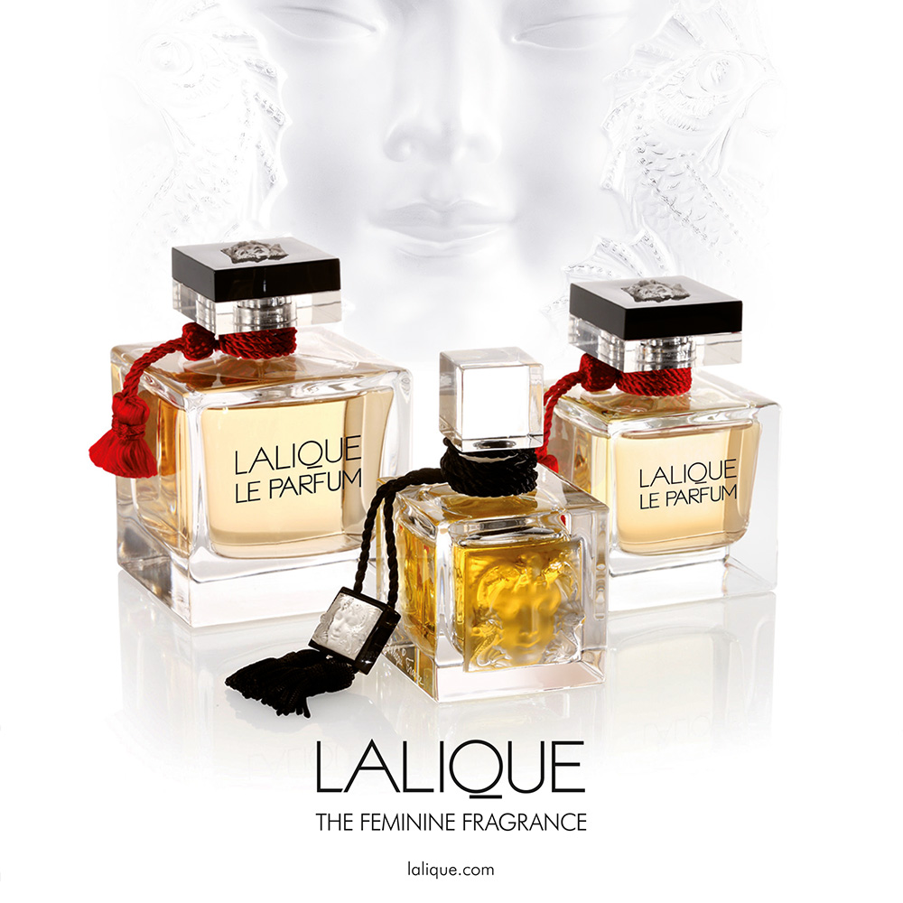 Lalique Le Parfum, Dominique Ropion, and Women in Red ~ Columns