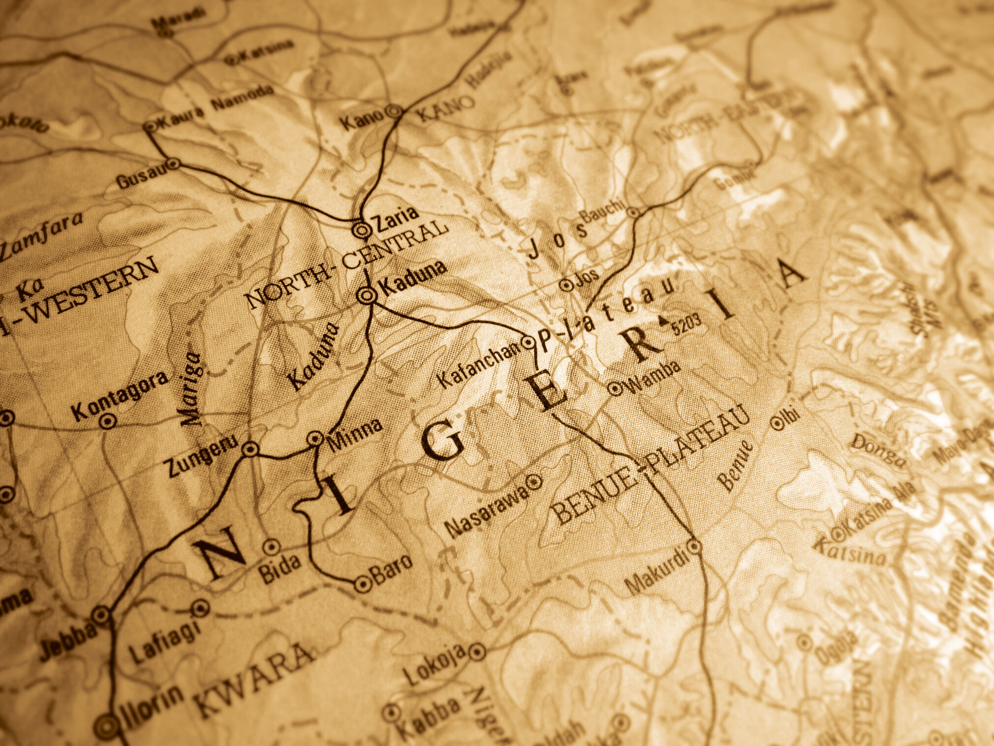 Map Northern Nigeria