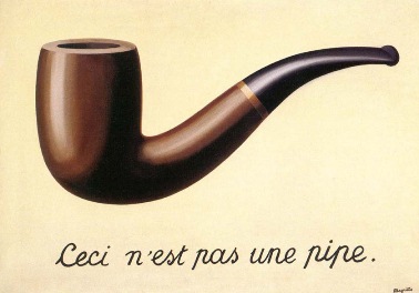 magritte painting ceci n'est pas une pipe (the treachery of images)