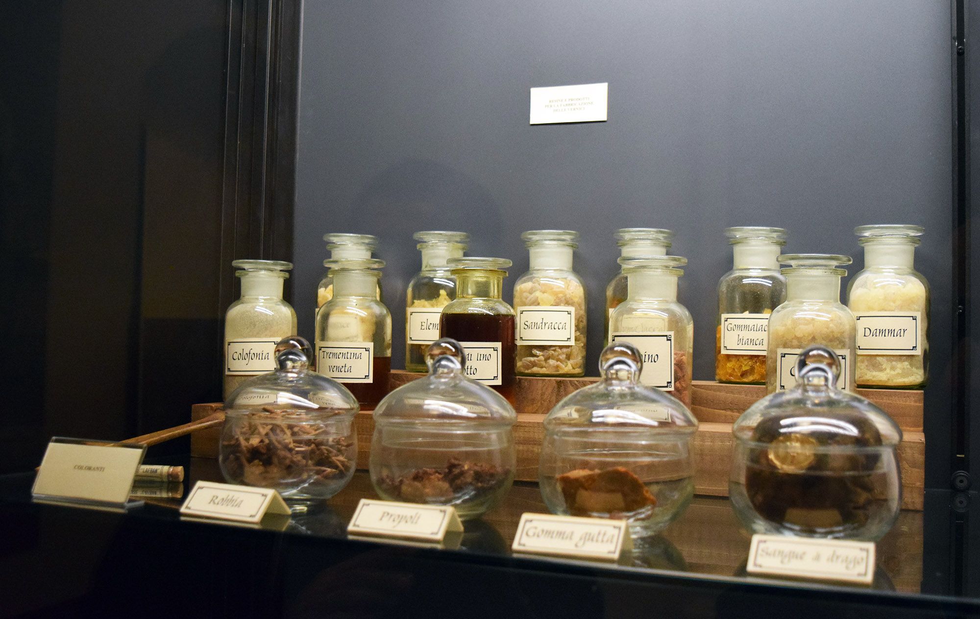 Antique perfume materials.