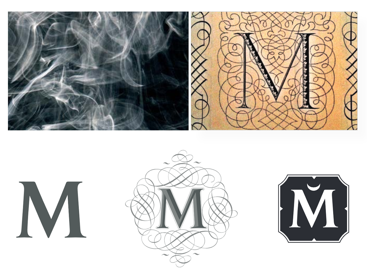 M letter branding for the House of Matriarch