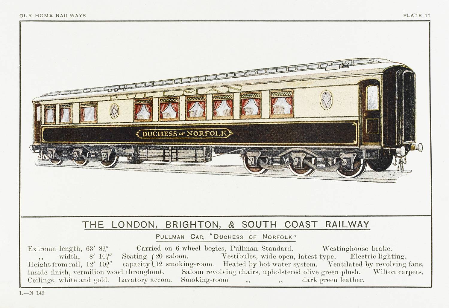 Pullmann carriage "Duchess of Norfolk"