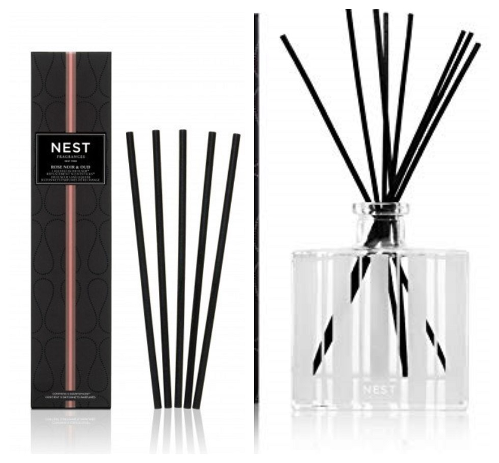 nest rose noir and oud diffuser