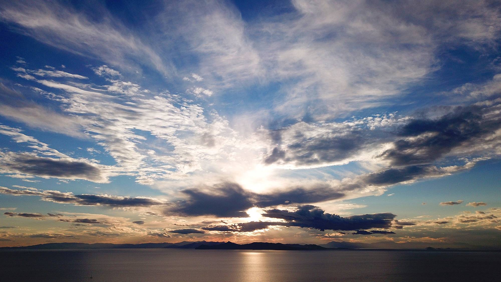 seaside sunset