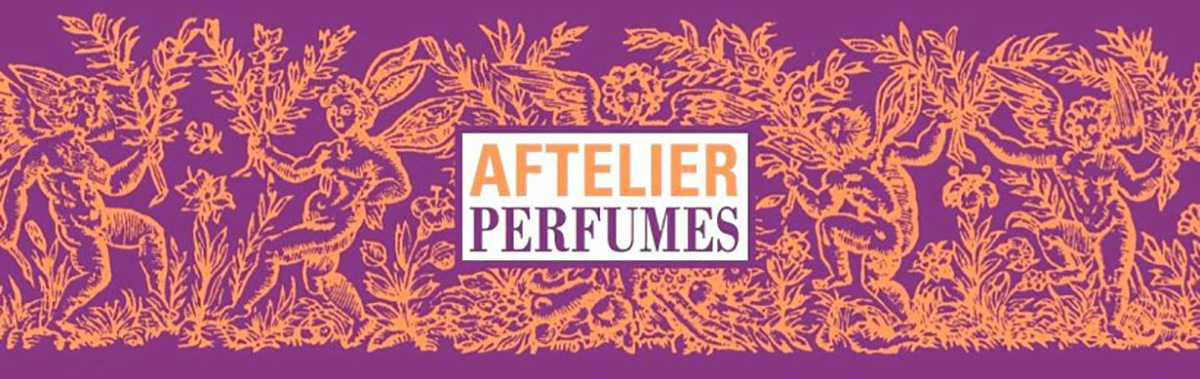 Aftelier Perfumes Purple and Orange Logo