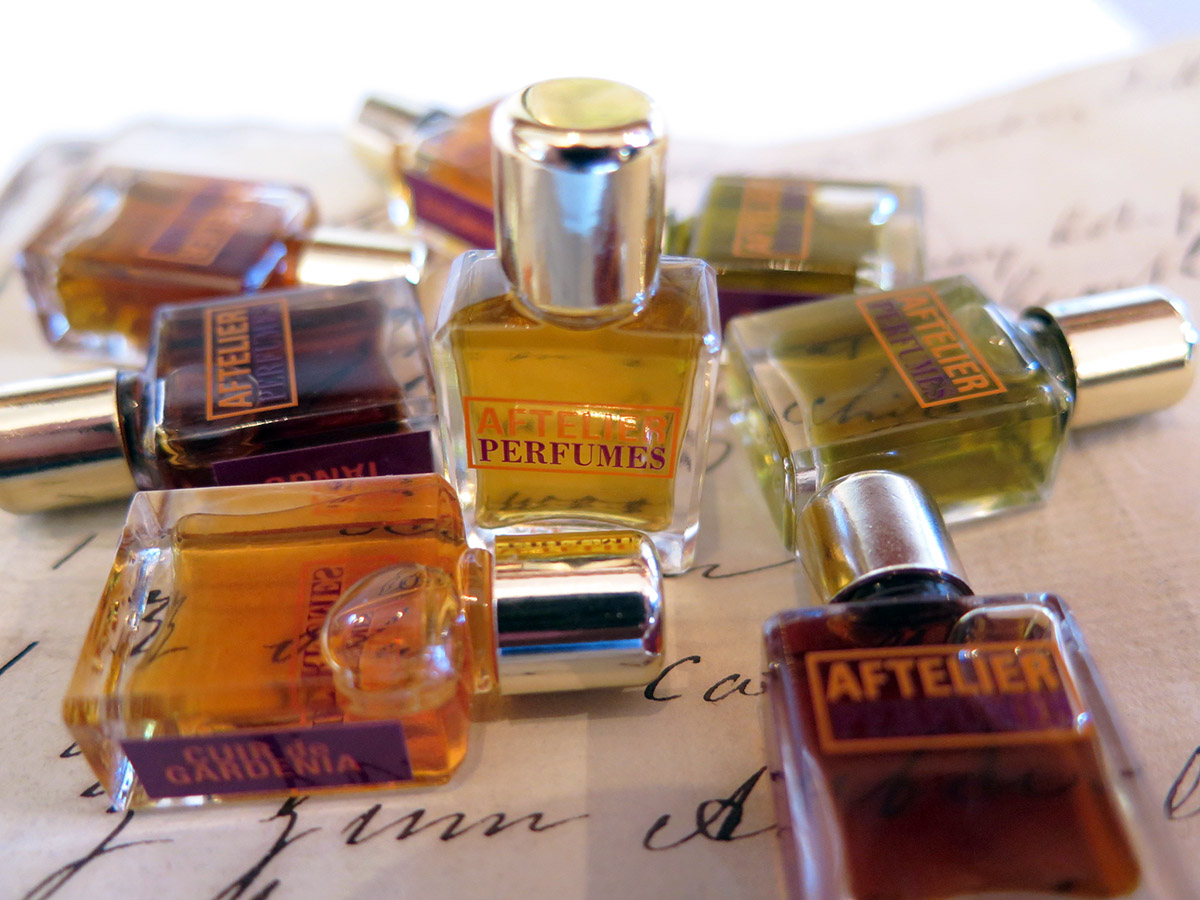 Mini bottles of Aftelier Perfumes
