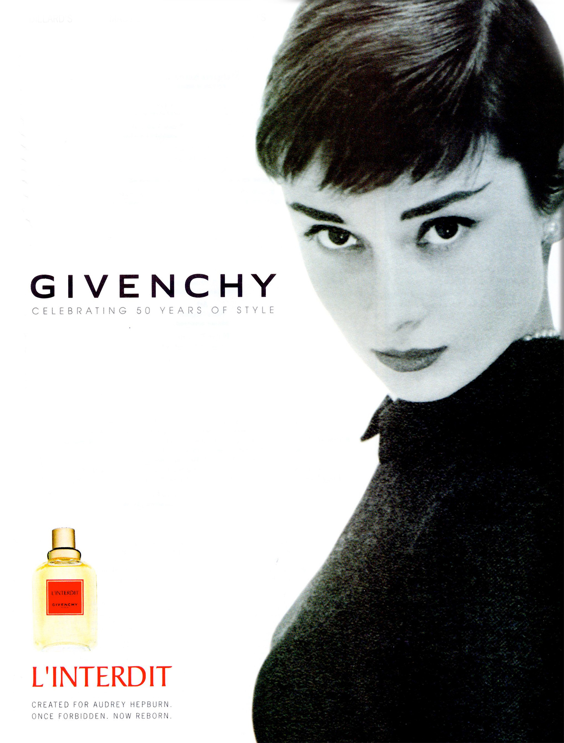 givenchy perfume for audrey hepburn
