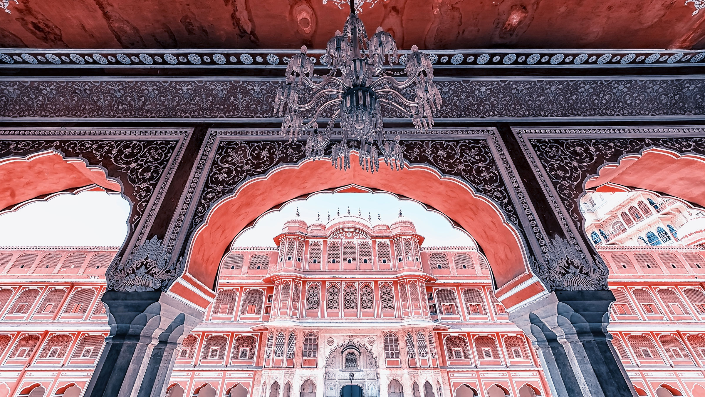 palace from India shot from below