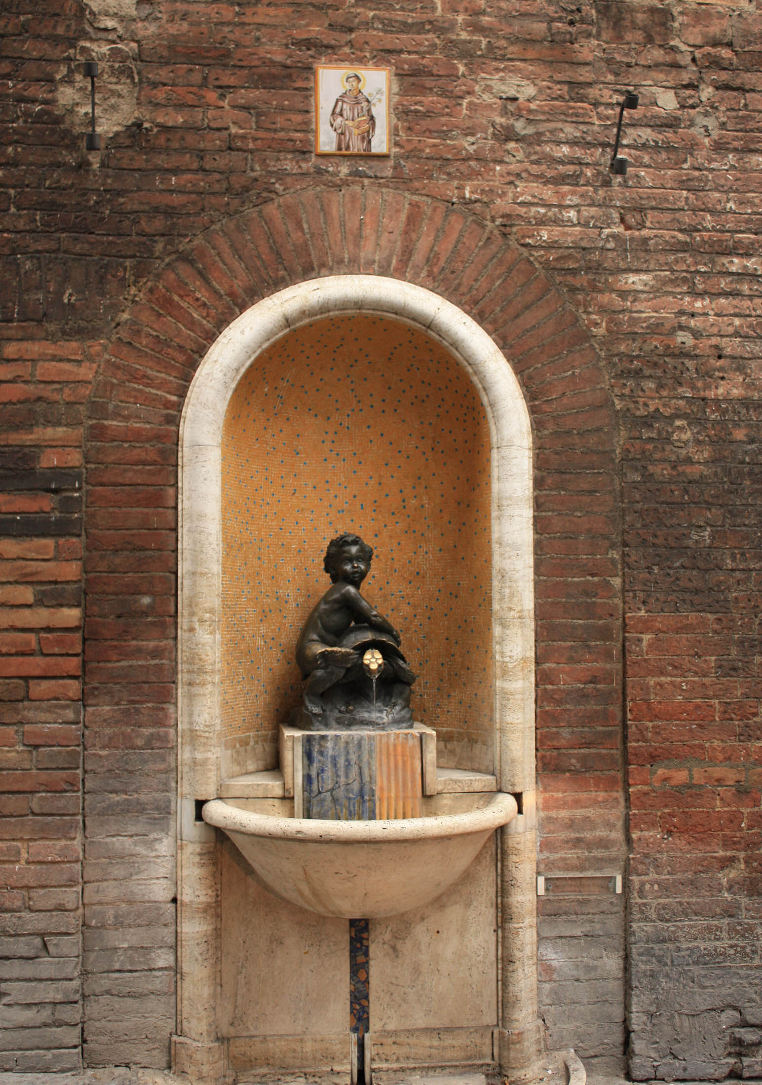 Drinking fountain in the Vatican, Italy.