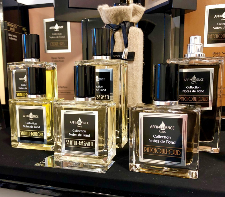 Affinnissence perfume bottles Notes de Fond collection