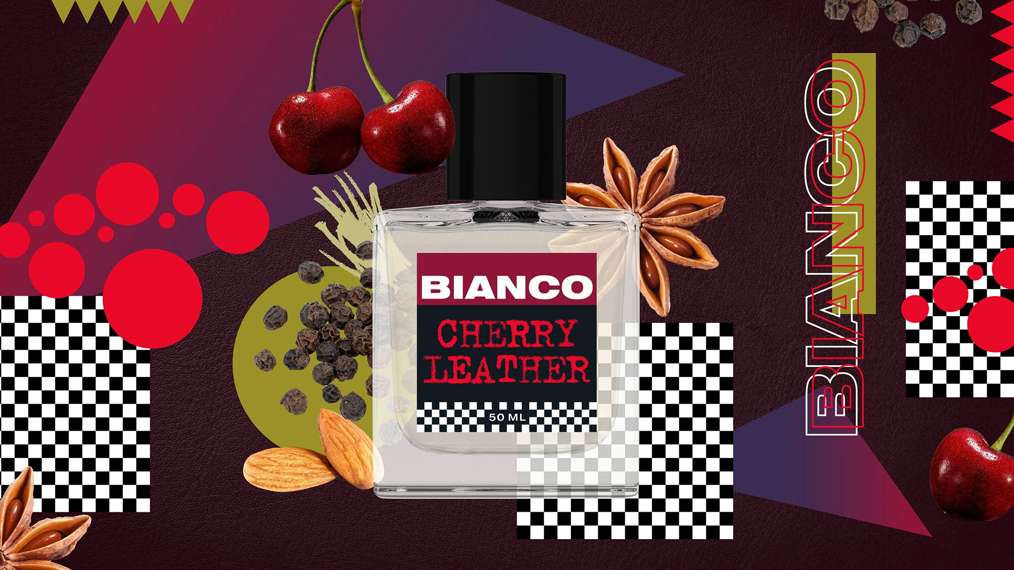 Bianco Profumo: Cherry Leather.