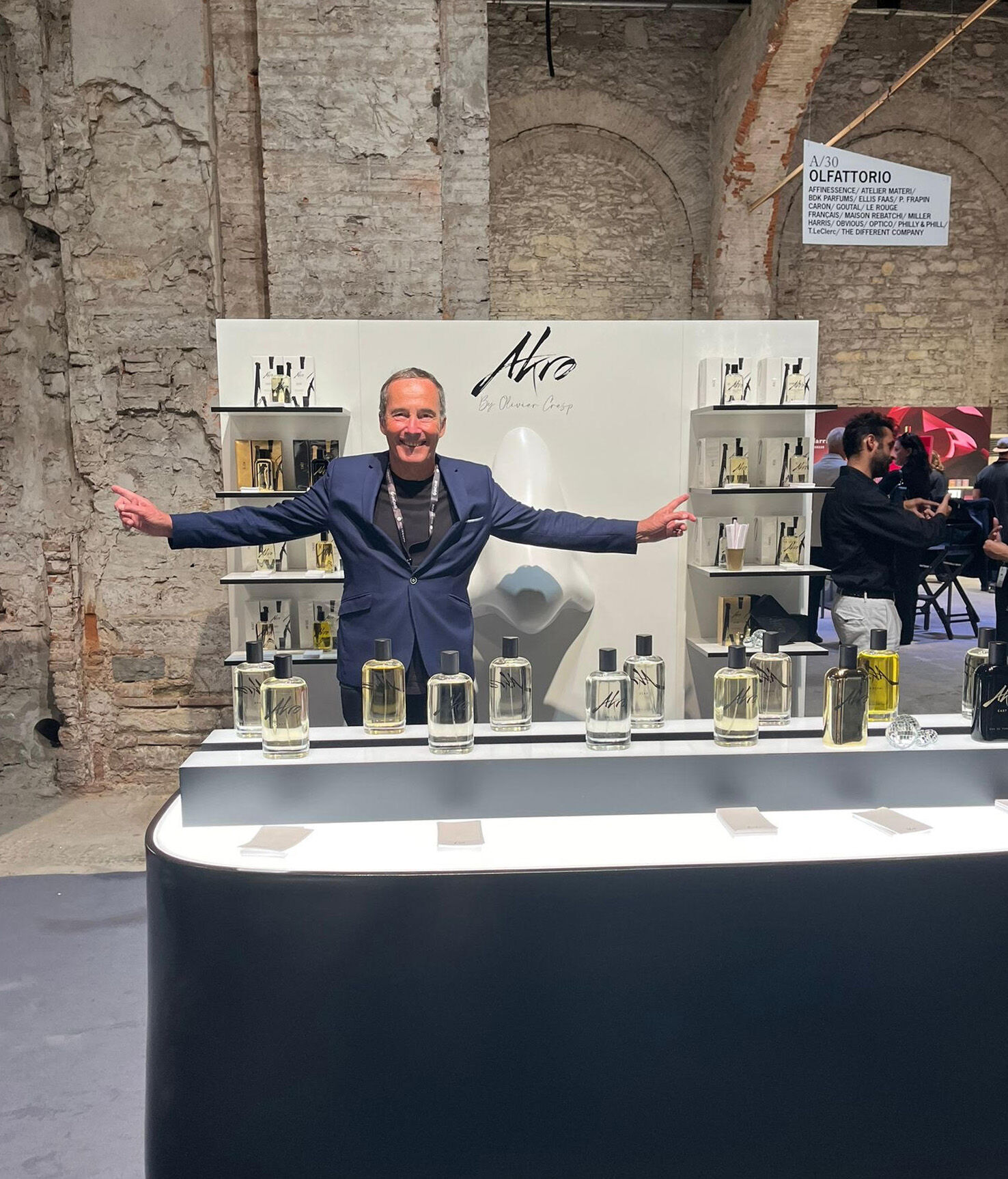 olivier cresp, akro, pitti fragranze 2024