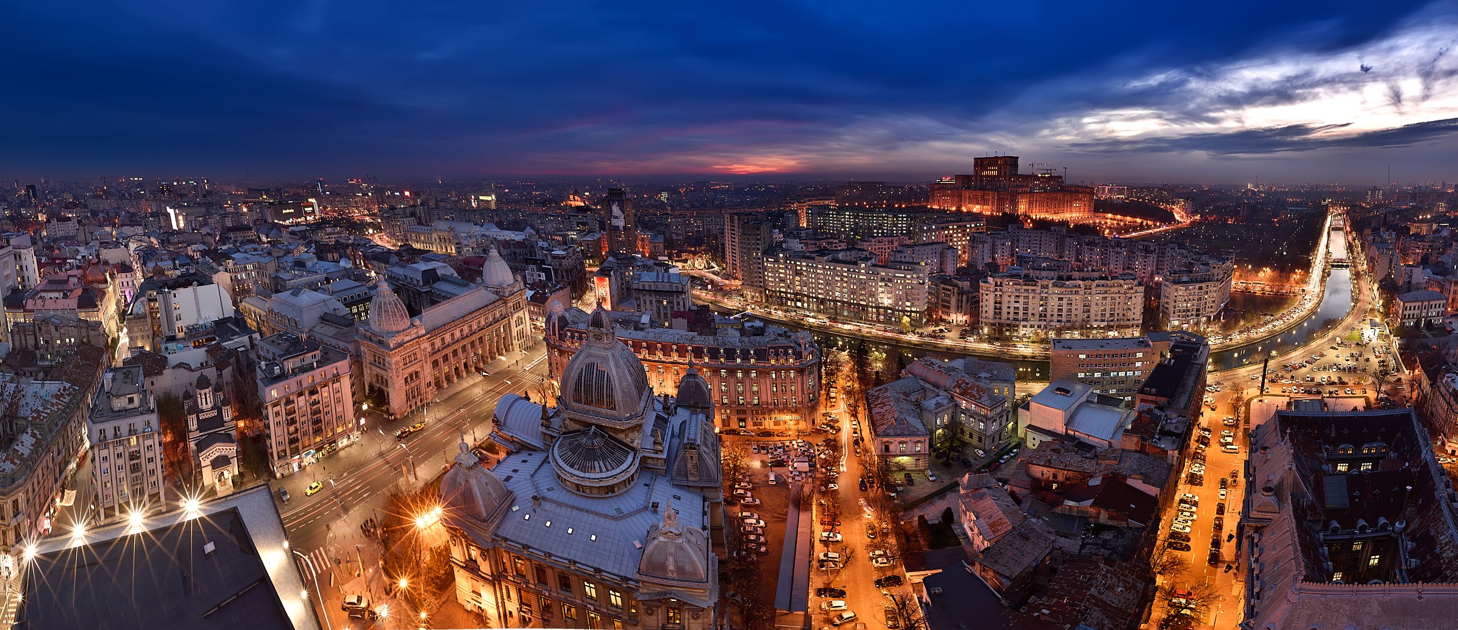 Bucharest panoramic view