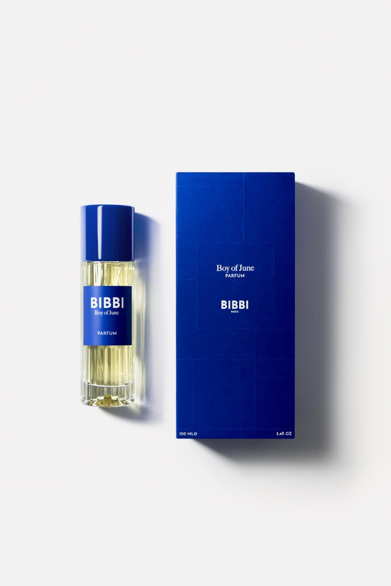 Bibbi Parfums Boy of June bottle and box
