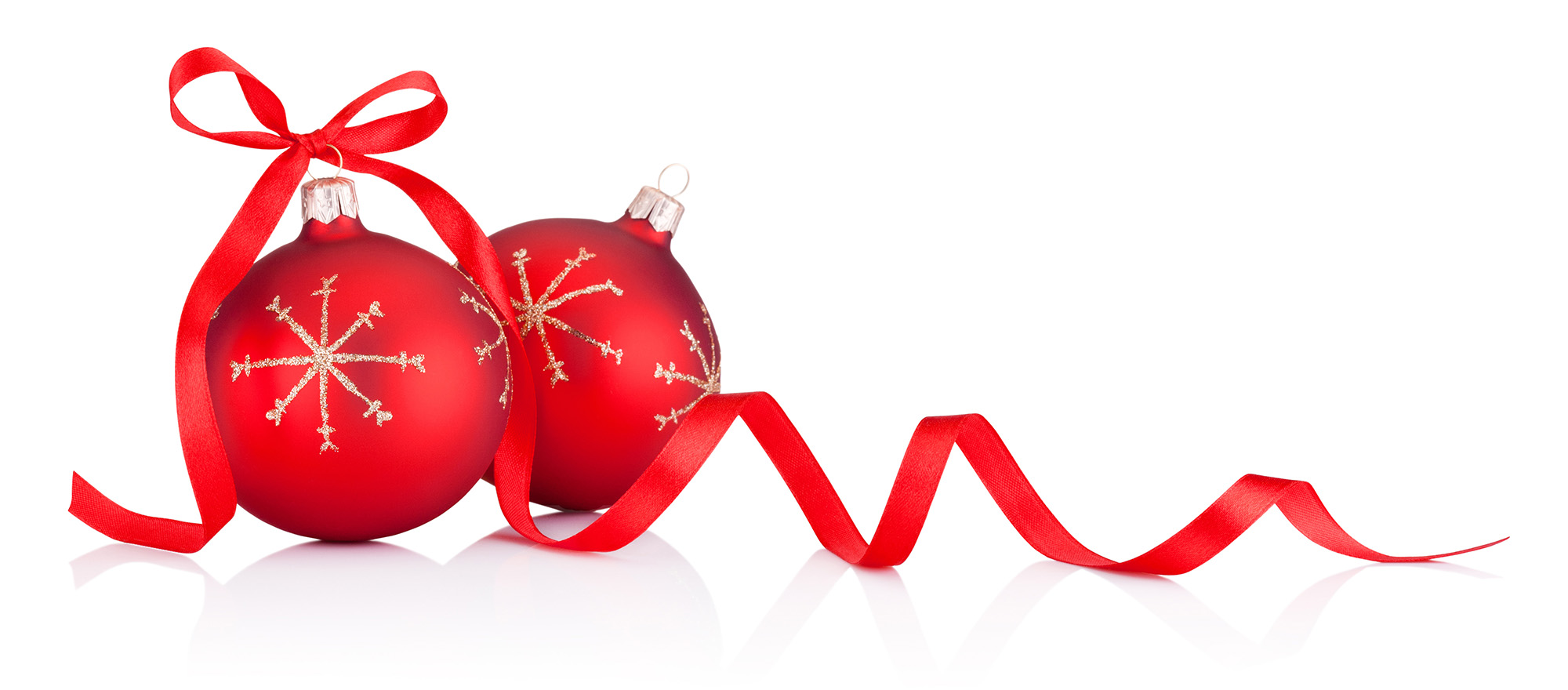 red christmas decor