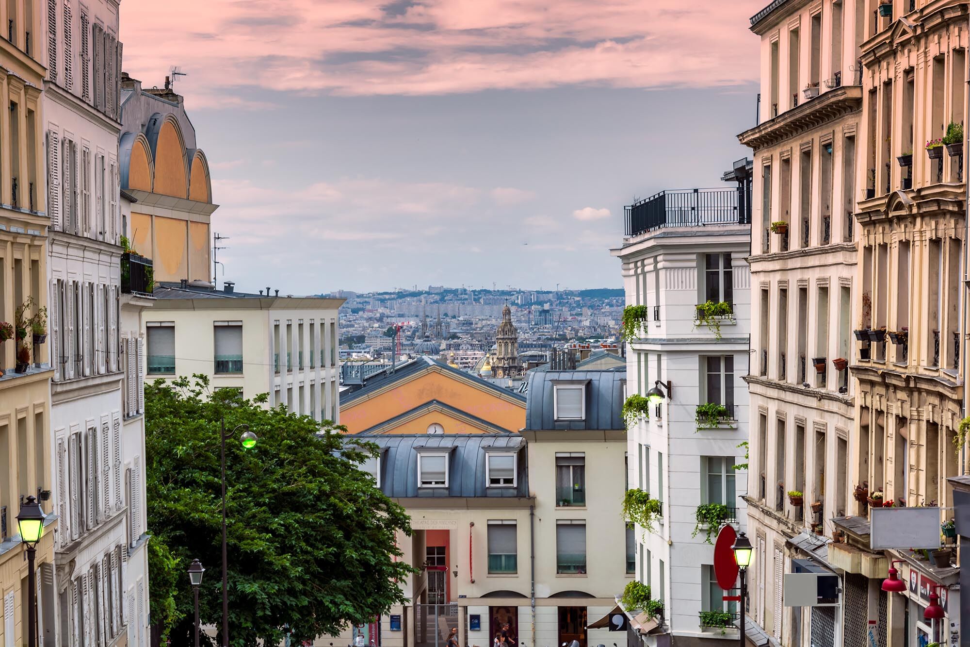 At the top of Monrmartre, Paris.
